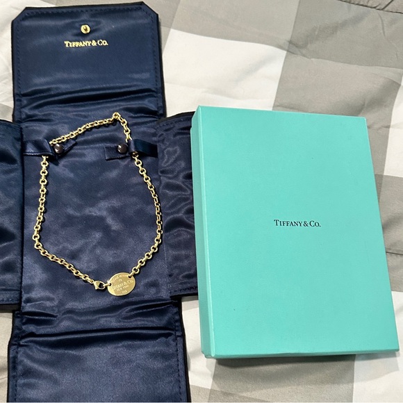 AUTHENTIC RARE  Tiffany & Co 18k (750) Return to Tiffany 16” Necklace. - Picture 3 of 5